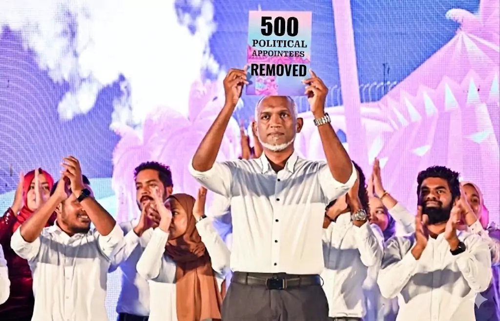 ވަކި ކުރާނެ ކަމަށް ބުނާ 500 ސިޔާސީ މުވައްޒަފުންނަކީ ކުޑަ ކުޑަ އަދަދެއް: މިނިސްޓްރީތަކާއި ކުންފުނިތައް ހިމަނައިގެން 10،000 ވުރެ ގިނަ ސިޔާސީ މުއައްޒަފުން ތިބިކަމަށް ބެލެވޭ