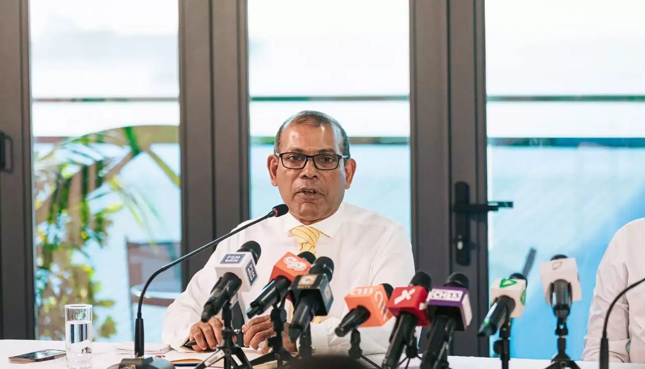 ޕާޓީއަށް މީހުން ވަނަ ނުދޭން ވަގުތު ކުރުކޮށްފި ކަމަށް ބުނެ ނަޝީދު ދޮގު ހަދައިފި